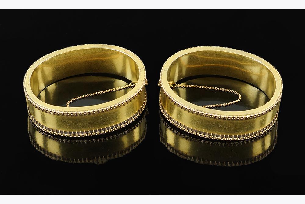 A Pair of Victorian 18 Karat Yellow Gold Bride (1 of 1)