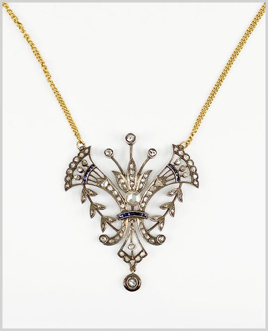 A Diamond Pendant Necklace. (1 of 1)