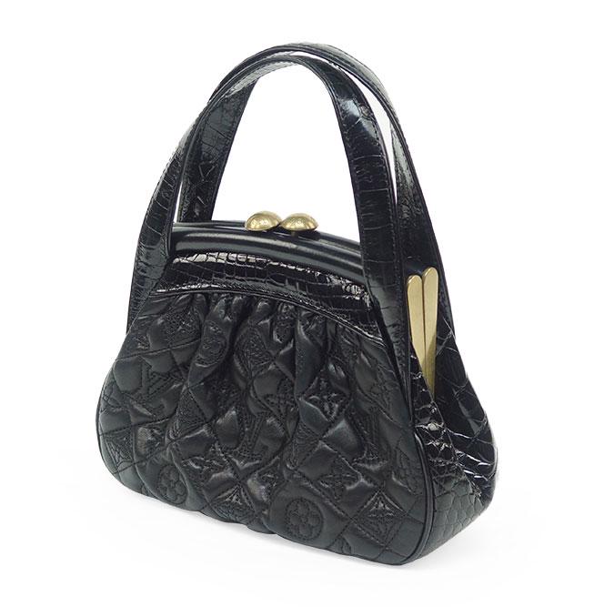 A Louis Vuitton Sac fermoir PM Satchel Handbag. (1 of 1)