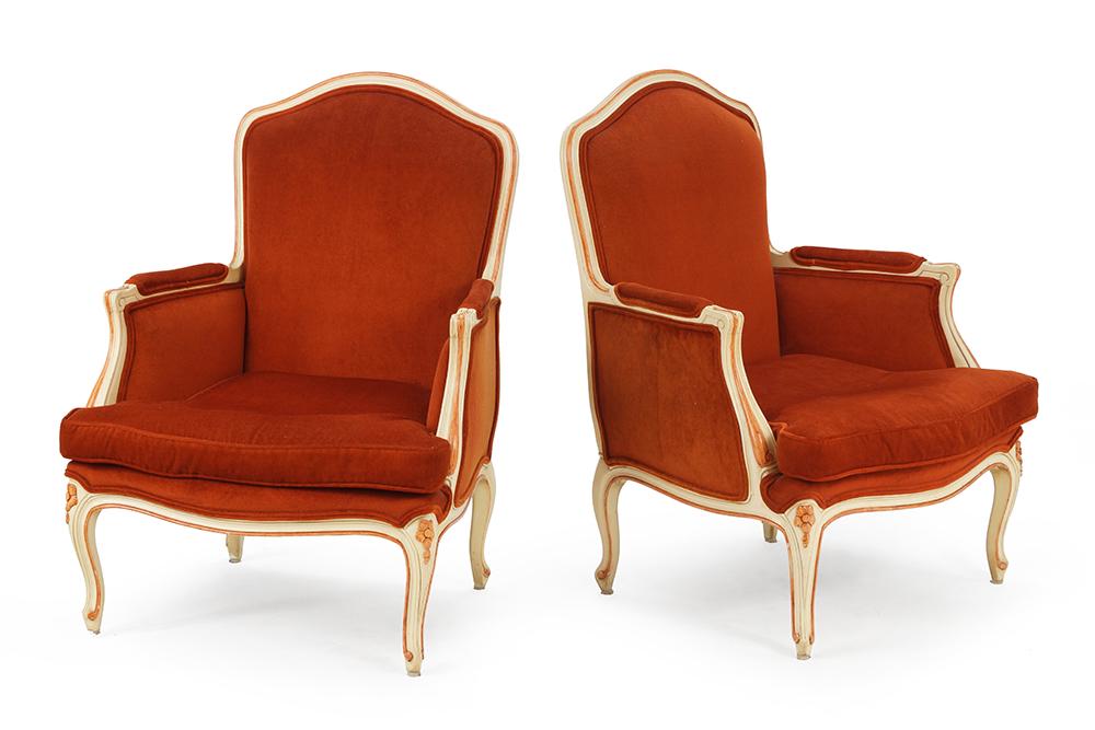 A Pair of French Provincial Style Armchairs. (1 of 1)