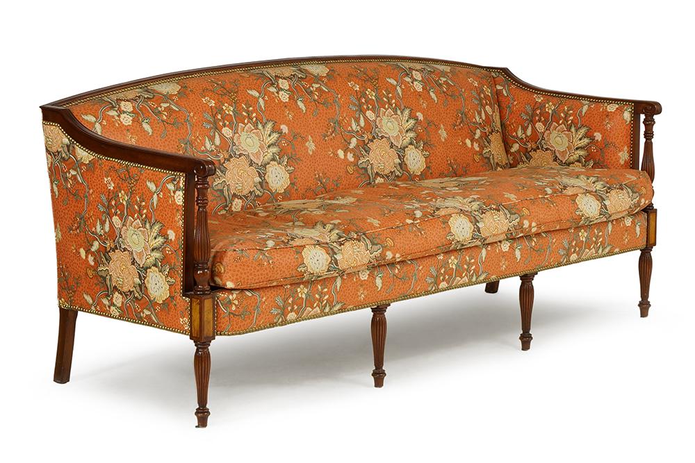 A Hepplewhite Style Sofa. (1 of 1)