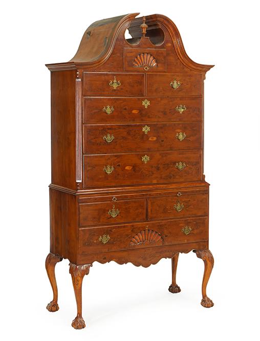 A Chippendale Style Highboy. (1 of 7)