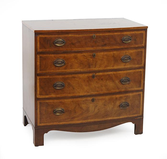 A Baker Federal Style Mahogany Bachelor's Chest. (1 of 1)
