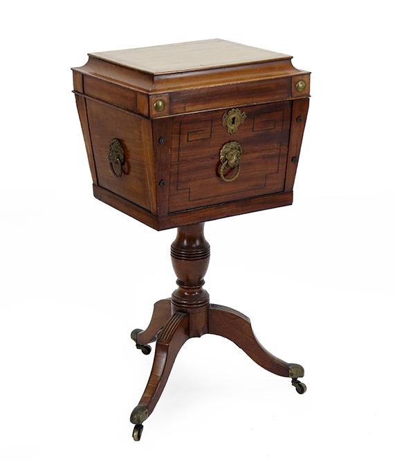 An English Regency Teapoy. (1 of 5)