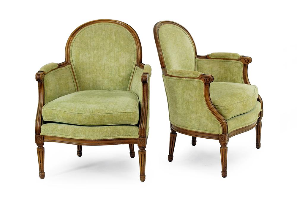 A Pair of Baker Fauteuils. (1 of 1)