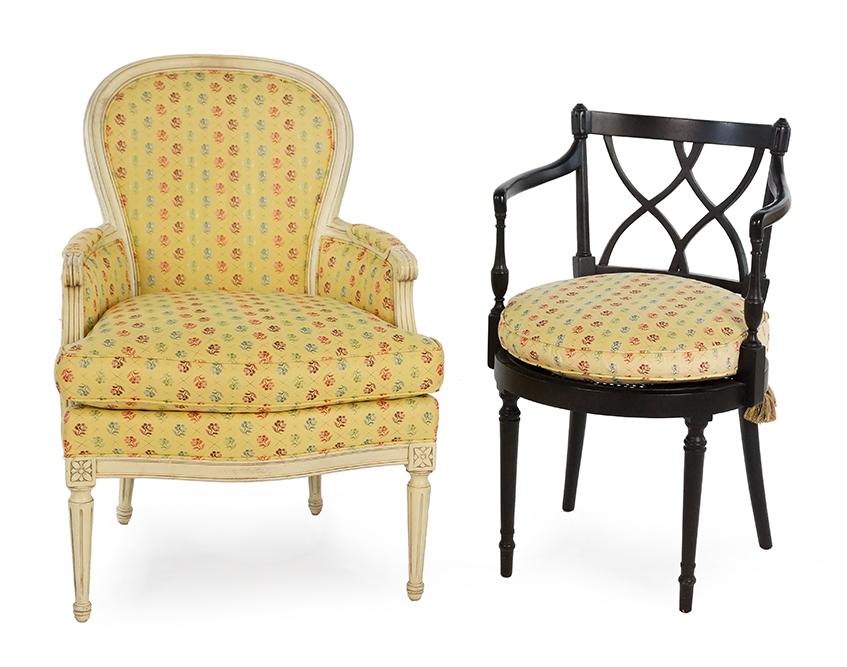 Two Mark Hampton for Hickory Chair Armchairs. (1 of 1)