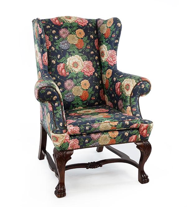 A Baker Wingback Chair. (1 of 1)