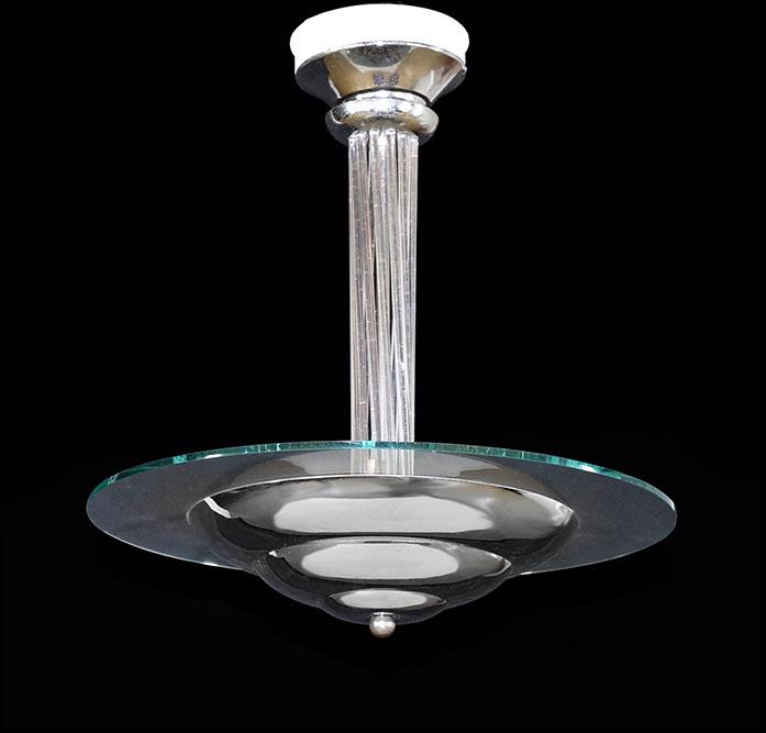 A French Art Deco Hanging Fixture. (1 of 1)