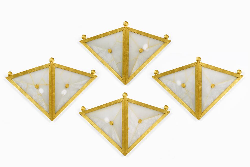 A Set of Four Sconces. (1 of 1)