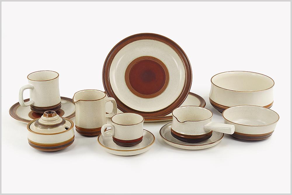A Denby Pottery Partial Dinner Service. (1 of 1)