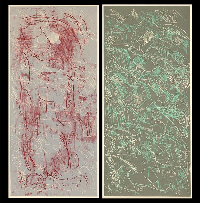 Lucio Pozzi (Italian-American, B. 1935) Two Works. (1 of 1)