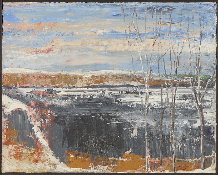 Chuck Walker (American, Contemporary) Winter Landscape. (1 of 1)