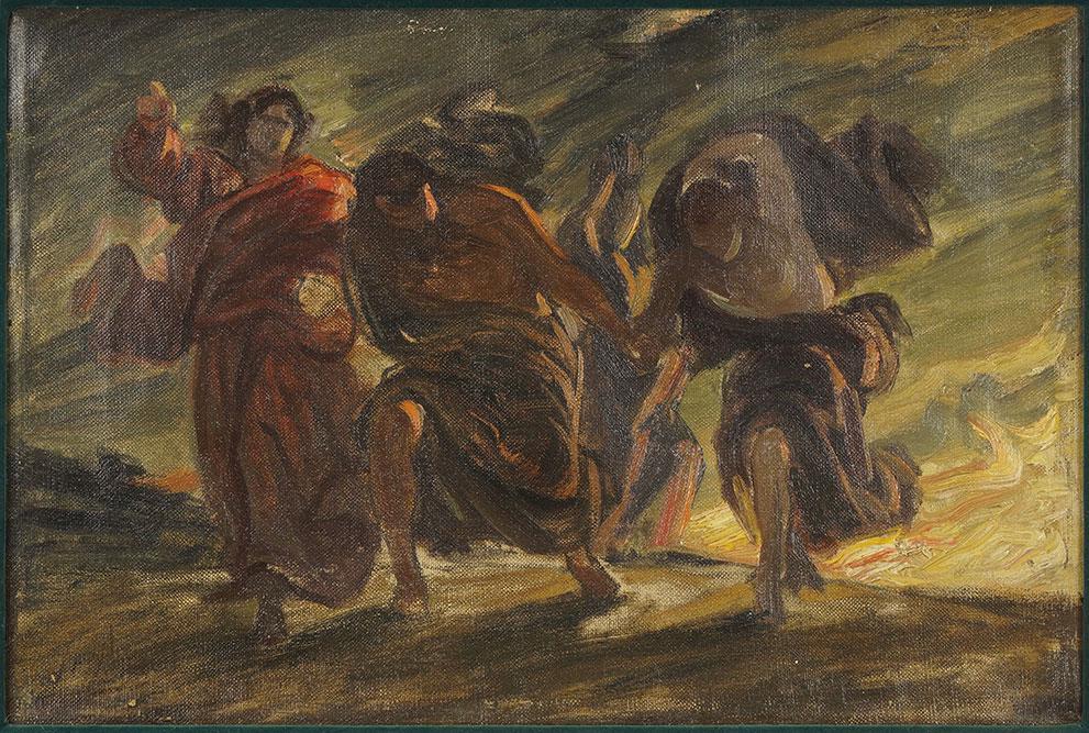 Artist Unknown (19th Century) Biblical Scene. (1 of 5)