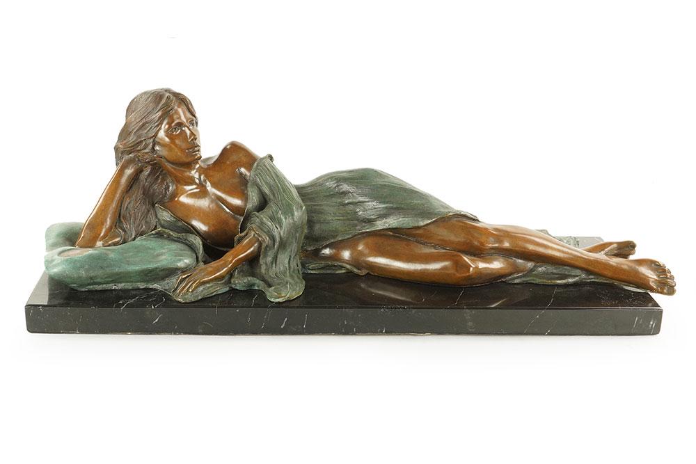 Victor Villarreal (Mexican, B. 1944) Reclining Figure. (1 of 5)