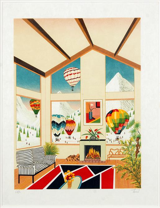 Fanch (Francois) Ledan (French, B. 1949) Aspen Chalet. (1 of 1)