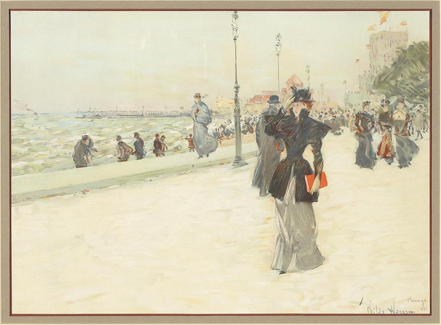 After Childe Hassam (American, 1859-1935) Lakefront at (1 of 1)