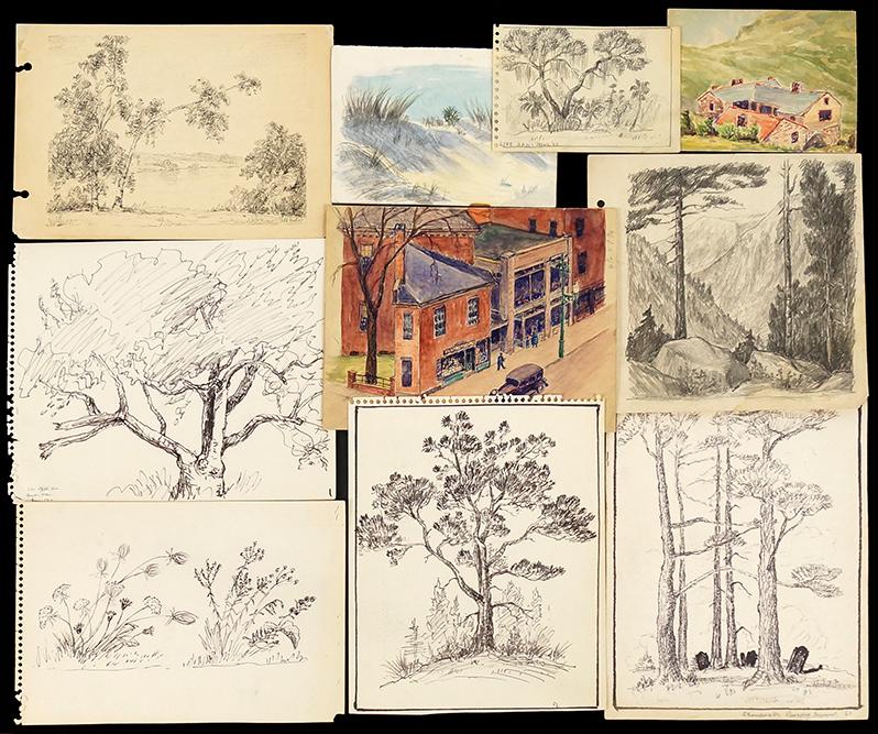 Rupert Lovejoy (American, 1885-1975) Ten Works on (1 of 1)