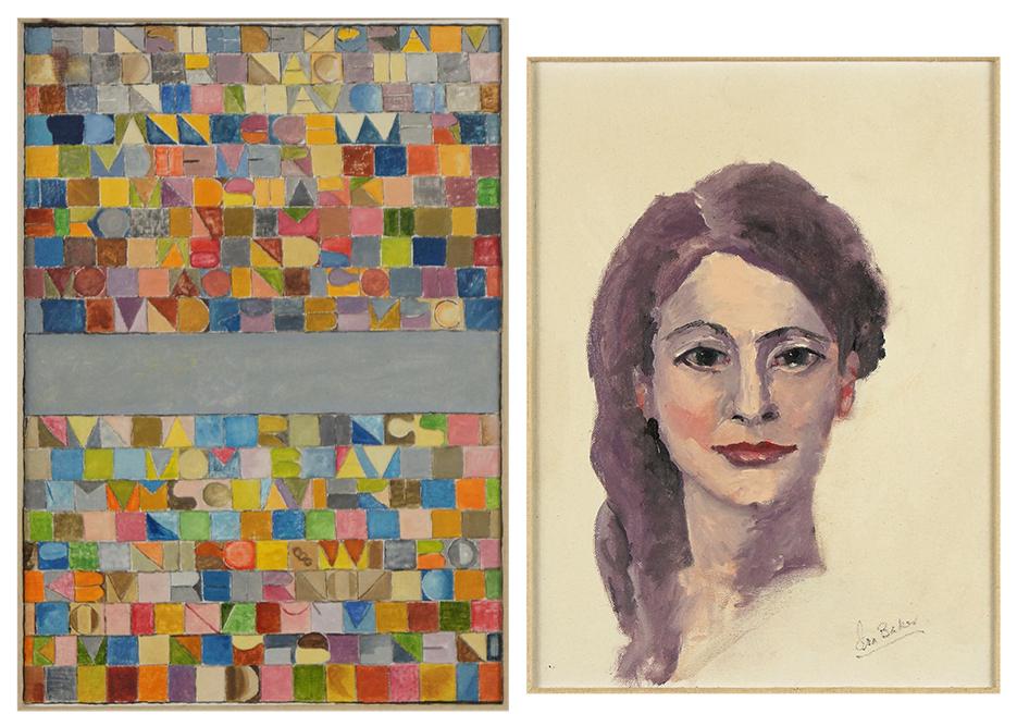 Ira Baker (American, 20th Century) Portrait of a Woman. (1 of 1)