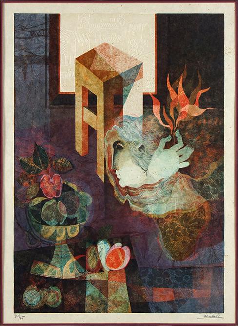 Sunol Alvar (Spanish, B. 1935) Esprit du Village. (1 of 1)