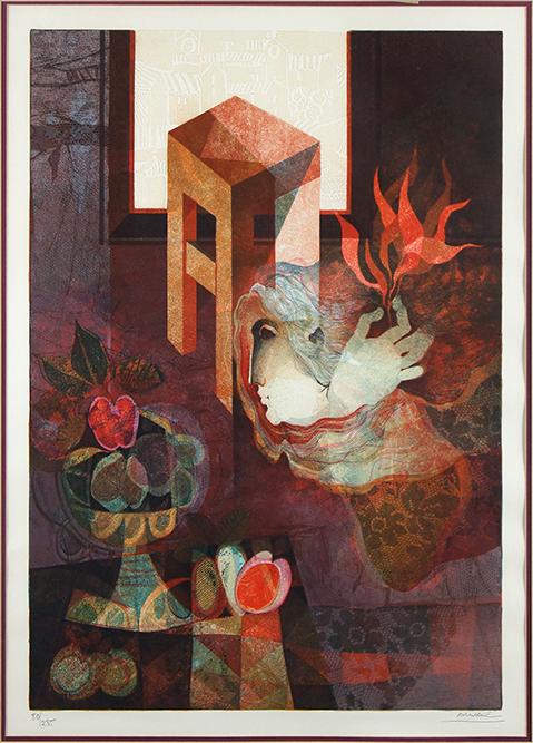 Sunol Alvar (Spanish, B. 1935) Esprit du Village. (1 of 1)