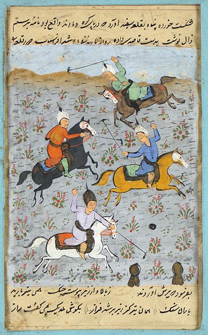 Indian School (19th Century) Horsemen. (1 of 1)