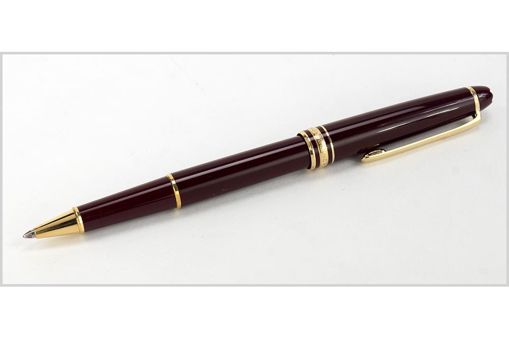 MontBlanc Meisterstuck  Brown and Gold Ballpoint Pen. (1 of 1)