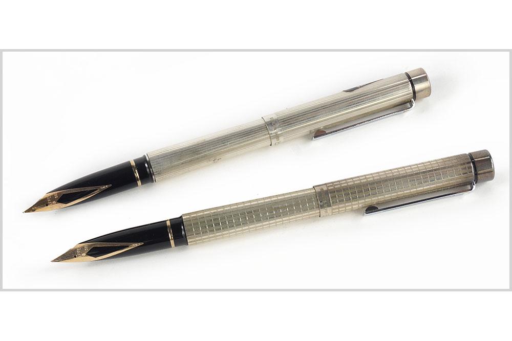 Sheaffer Sterling Silver Fountain Pens. (1 of 1)