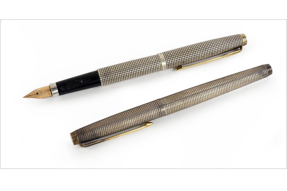 Parker 75 Sterling Silver Cisele Fountain Pens. (1 of 1)