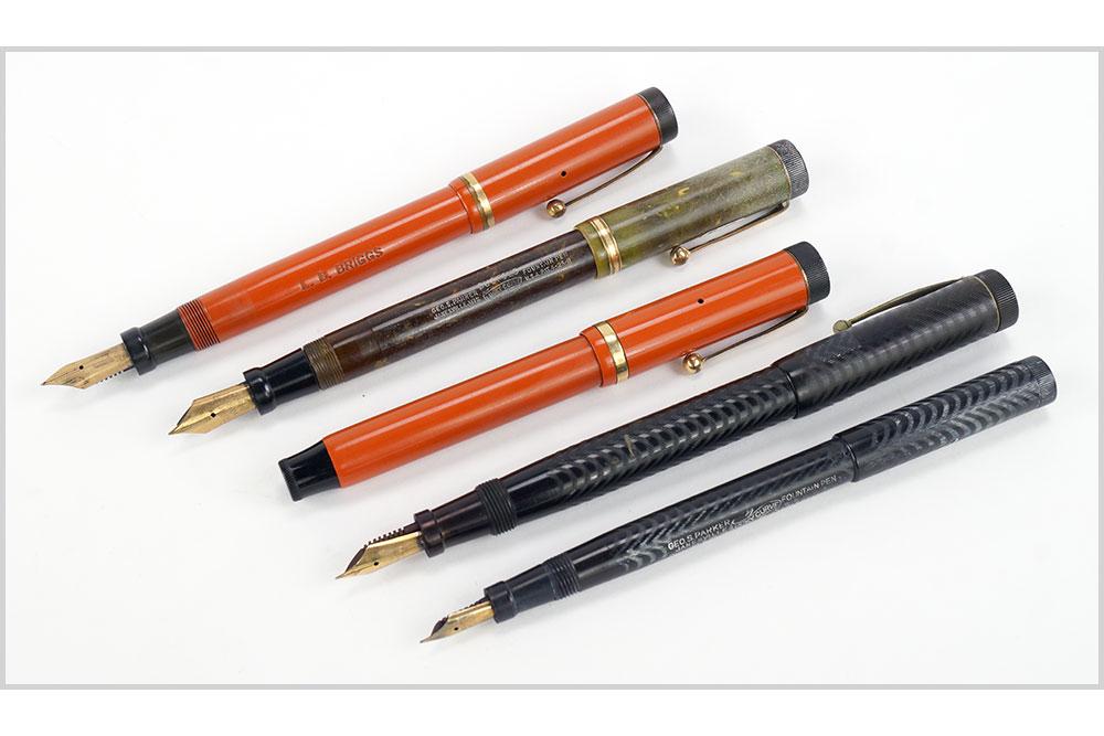 Parker Lucky Curve Fountain Pens. (1 of 1)