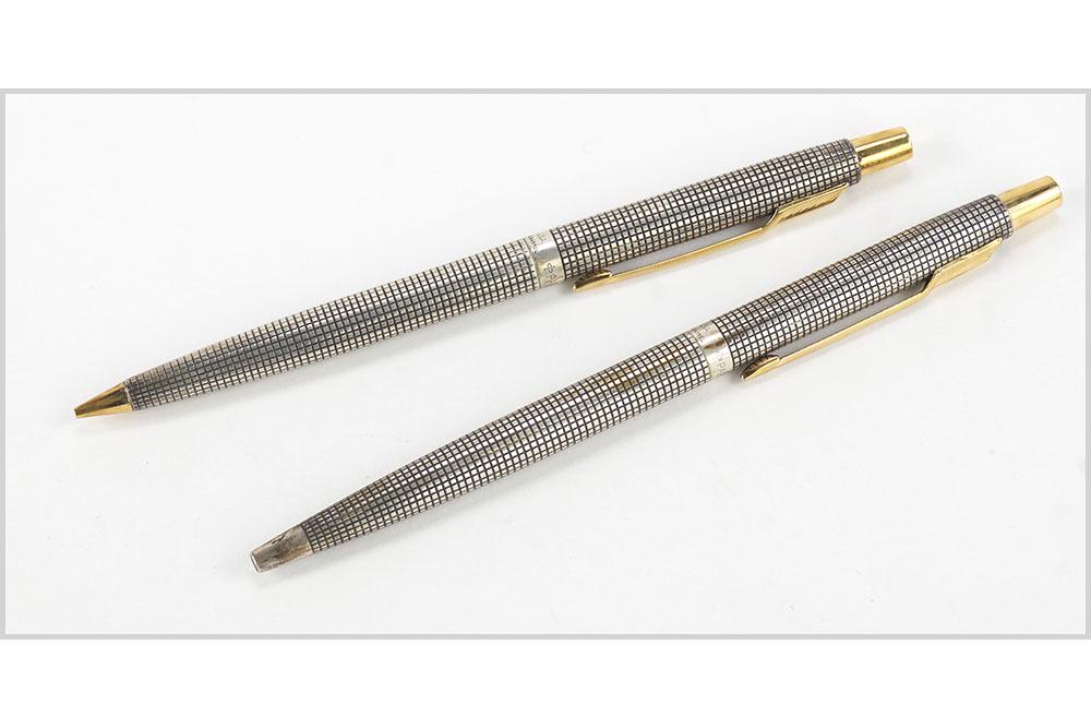 PARKER Classic STERLING SILVER CISELE FOUNTAIN PEN and (1 of 1)