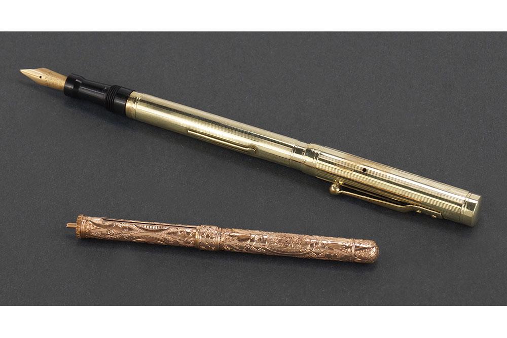 Mabie Todd 14k Gold Swan Fountain Pen. (1 of 14)