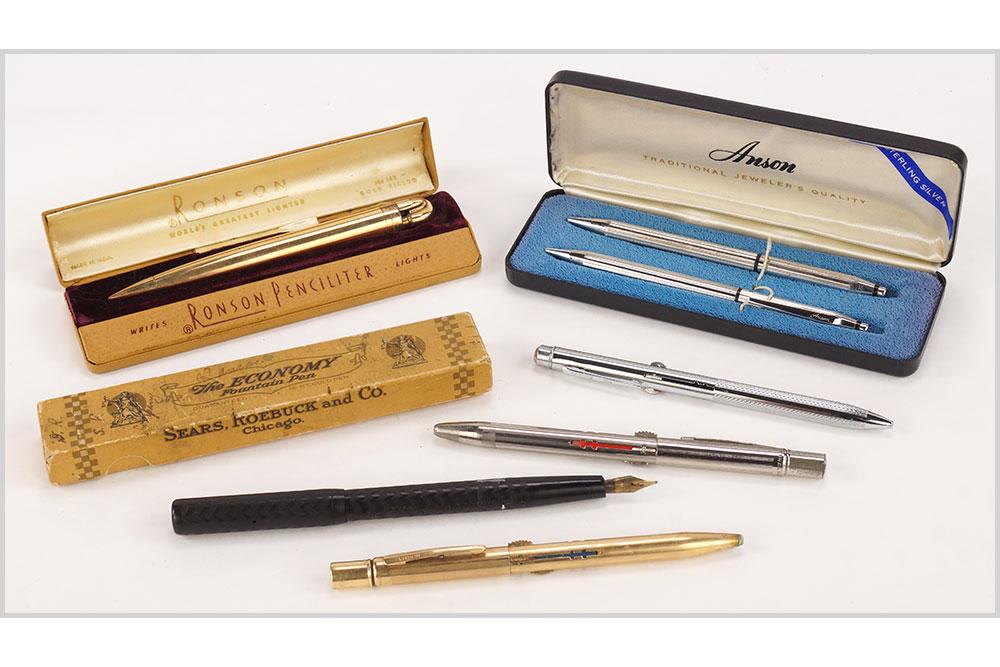 Group of Vintage Pens and Pencils. (1 of 1)