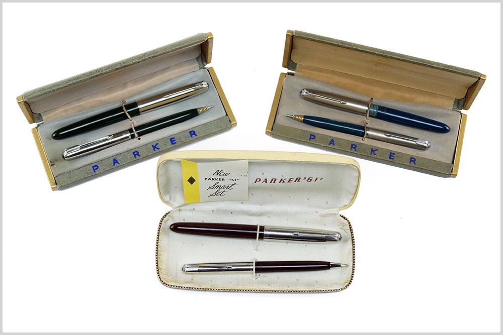 Parker 51 Pen and Pencil Sets. (1 of 1)