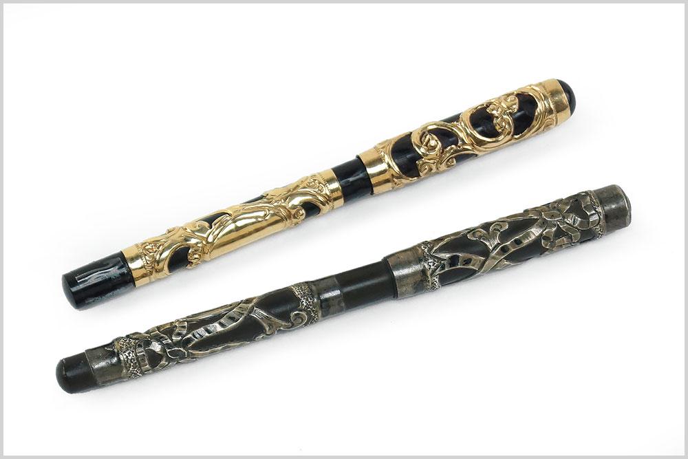 Early Sterling and Gold Filled Overlay Fountain Pens. (1 of 1)
