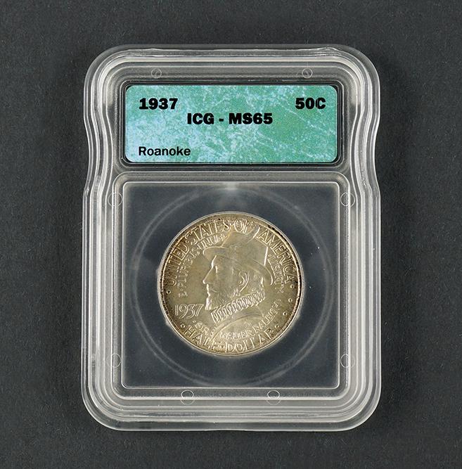 1937 Roanoke Island 350th Anniversary Commemorative (1 of 1)