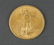 1908 $20 No Motto Saint Gaudens Double Eagle Gold Coin. - 2