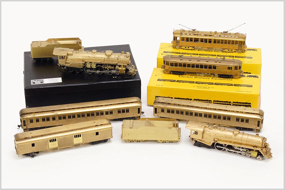 Suydam Brass HO Gauge Train Cars. (1 of 1)