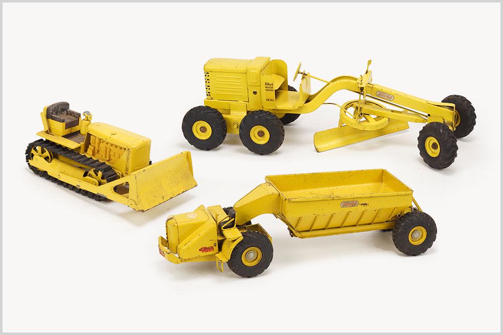 Group of Pressed Steel Model Toys Construction (1 of 1)