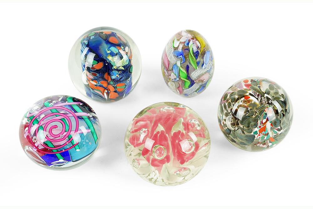 Two Karg Glass Paperweights. (1 of 1)