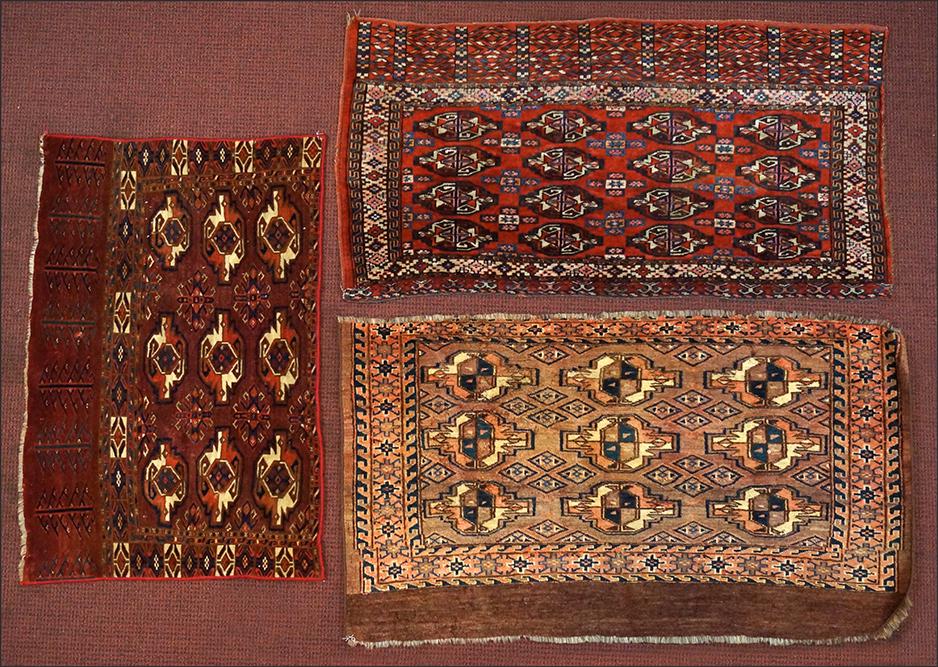 Two Bokhara Rugs. (1 of 1)