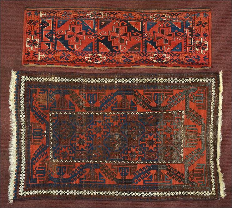 Two Persian Wool Rugs. (1 of 9)