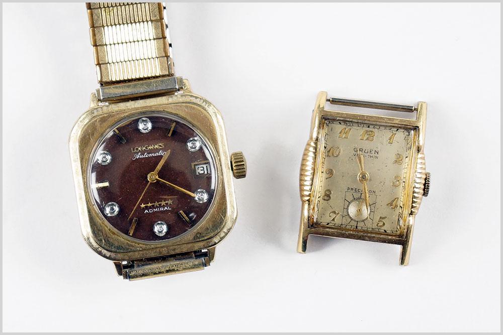Gruen and Longines Men's Wrist Watch. (1 of 1)