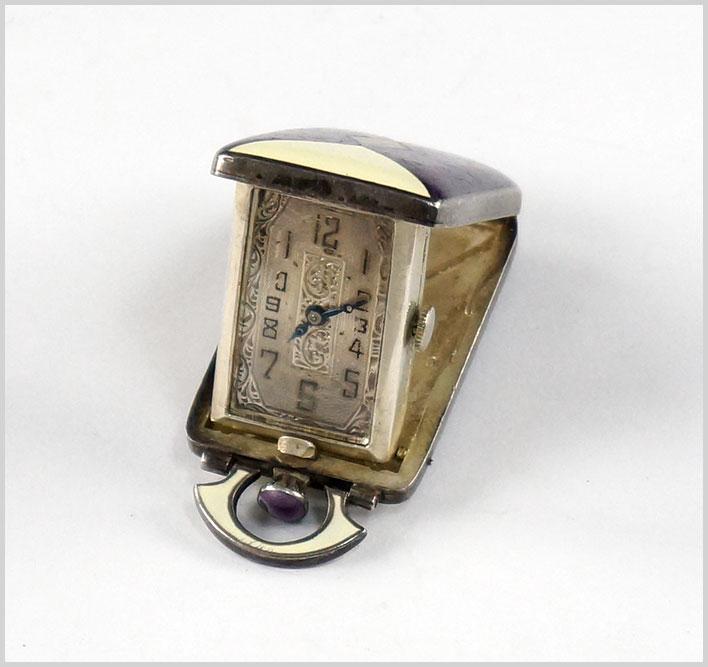 Juillerat Freres Pendant Enamel Cased Watch. (1 of 2)