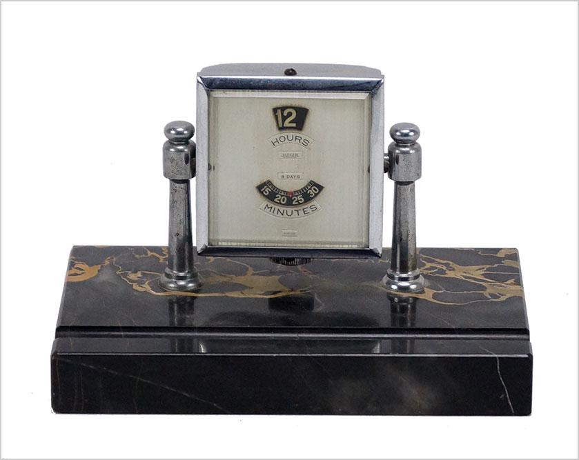 Jaeger 8-Day Swiss Desk Clock. (1 of 6)