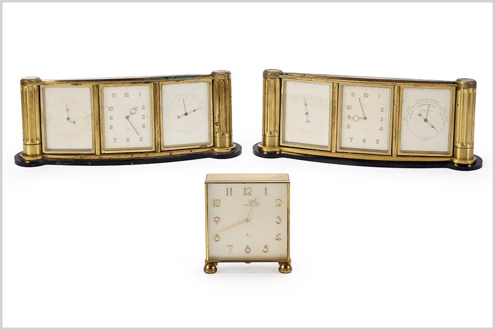 Mid-Century Swiss Semca Desk Clocks. (1 of 1)