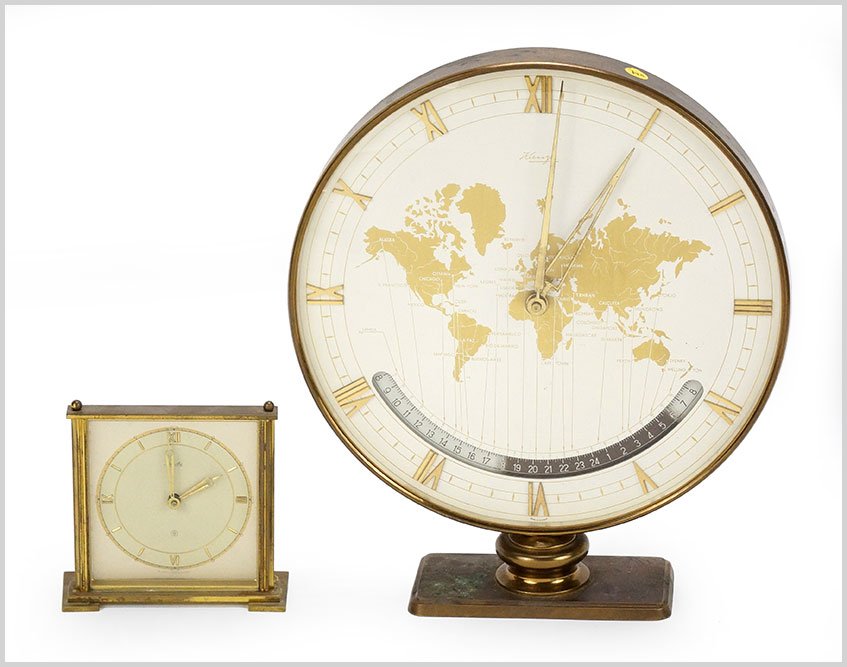 Kienzle World Brass Desk Clock. (1 of 1)