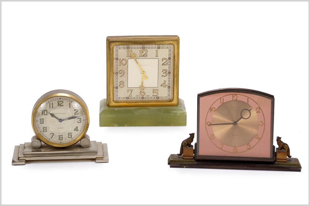 Waltham, Gorham Art Deco Desk Clocks. (1 of 1)