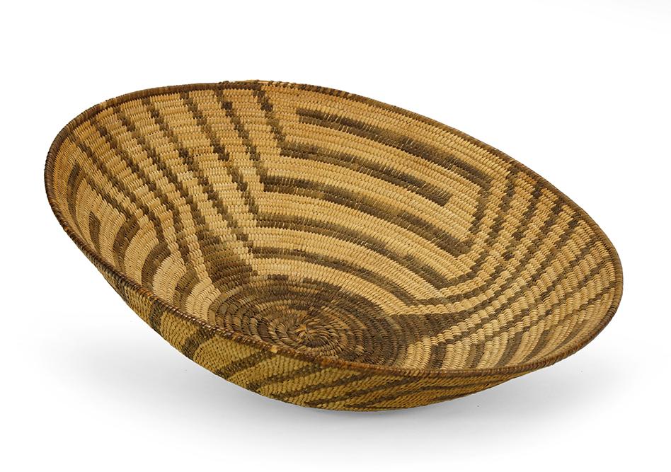A Pima Round Tray. (1 of 2)