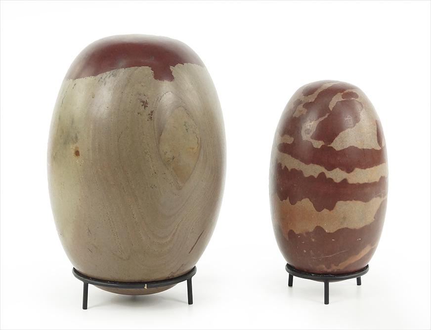 Two Indian Lingham Stone Specimens. (1 of 1)