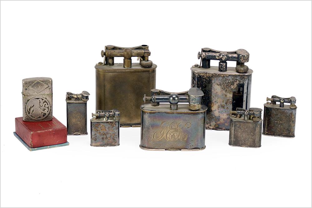 Collection of Dunhill Lighters. (1 of 7)